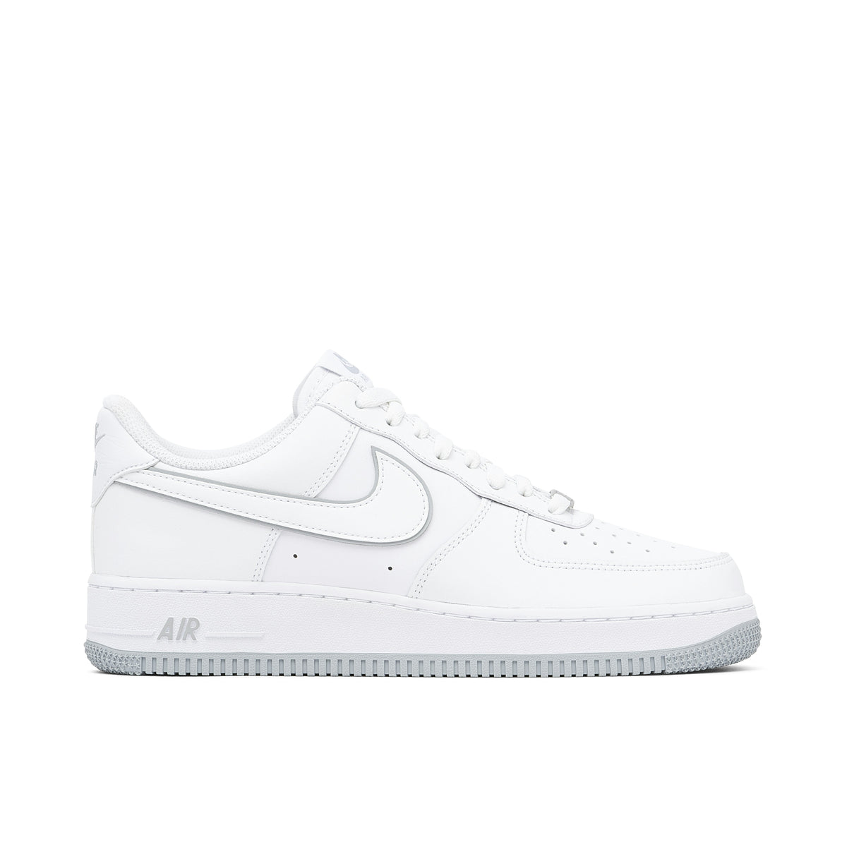 NIKE AIR FORCE 1 07 in WHITE WOLF GREY - product image from the listing.