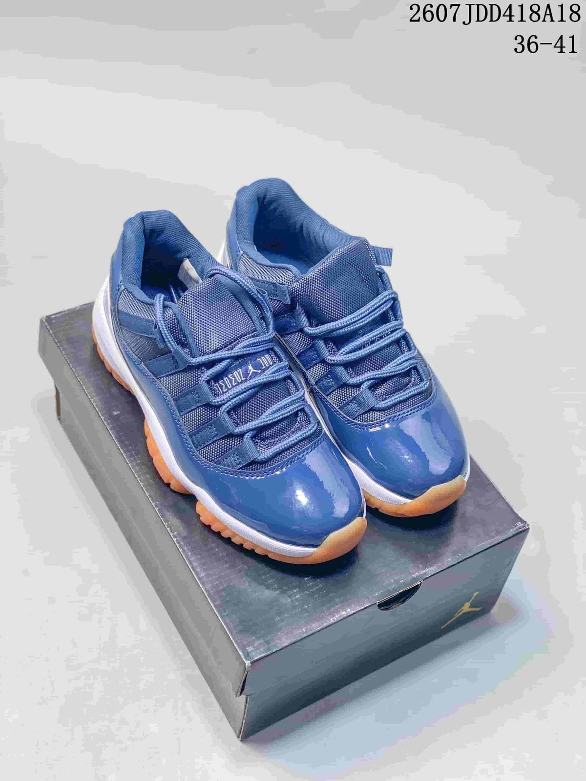 Air Jordan 11 Retro High Blue Sneakers - product image from the listing.