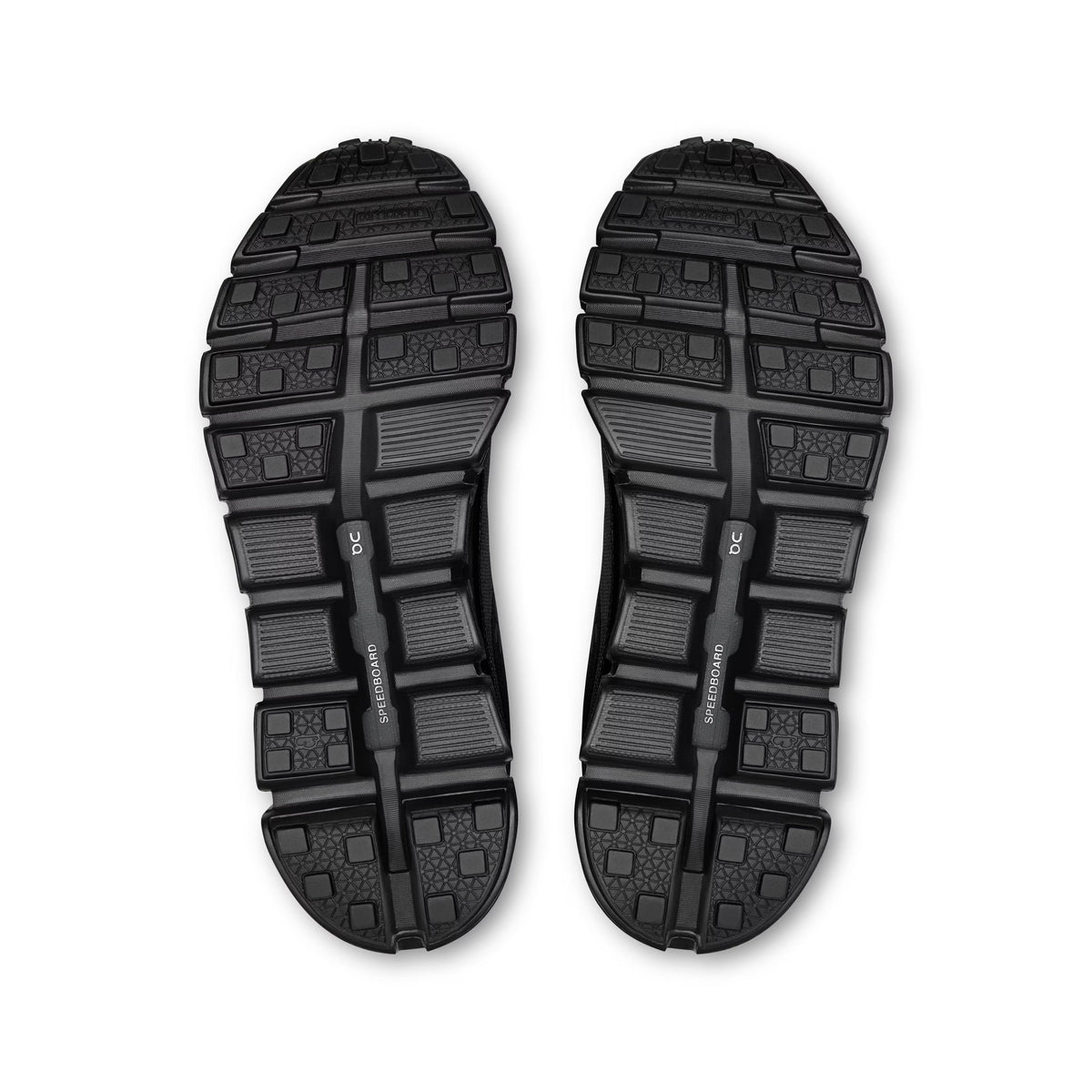 Women's On Cloud 6 Geo Waterproof Black/Black Lifestyle Sneakers - product image from the listing.