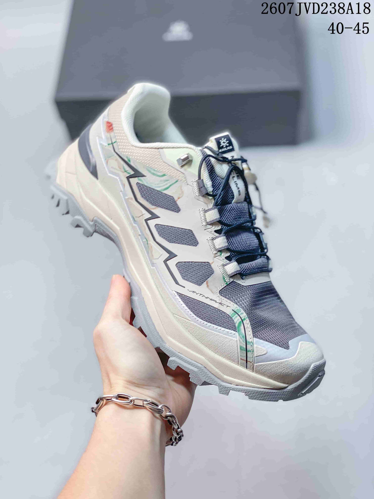 Men's KAILAS Expedition-5 Low-Top Hiking Shoes Gray 711780RRY - product image from the listing.