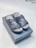 ECCO Two-Buckle Sandals in Dark Gray 2607JJD517A17 - product image from the listing.
