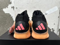 adidas Basketball Shoes in Black, Orange and Neon in Yellow - product image from the listing.