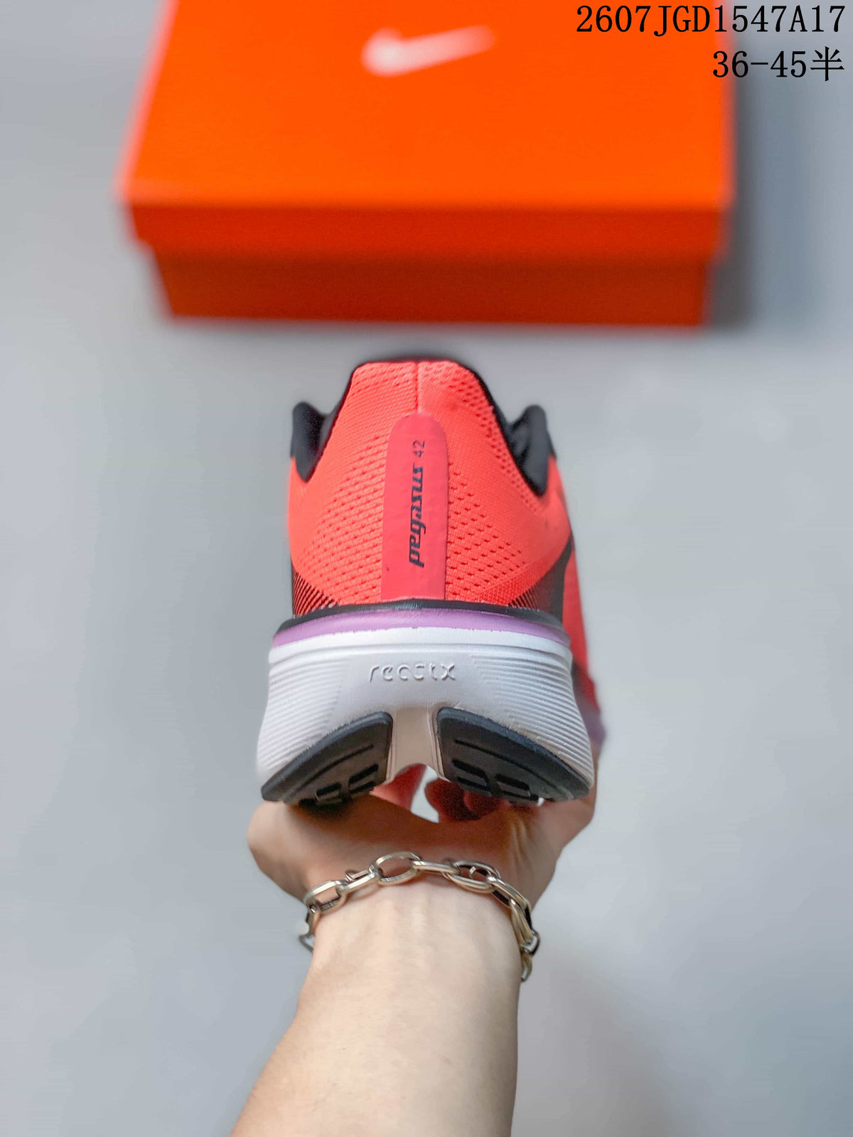 Nike Air Zoom Pegasus 42 Running Shoes in Coral Black 711270OWE - product image from the listing.
