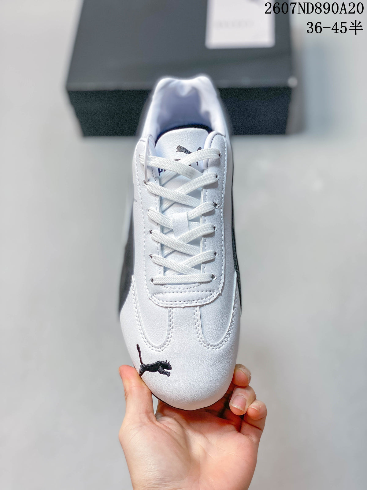 Puma Speedcat OG Sneakers in White Black 398846-01 - product image from the listing.