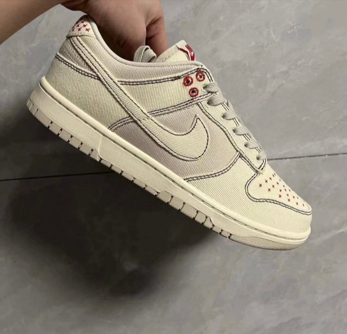 Nike Dunk Low Light Orewood Sneakers in Brown DV0834-100 - product image from the listing.