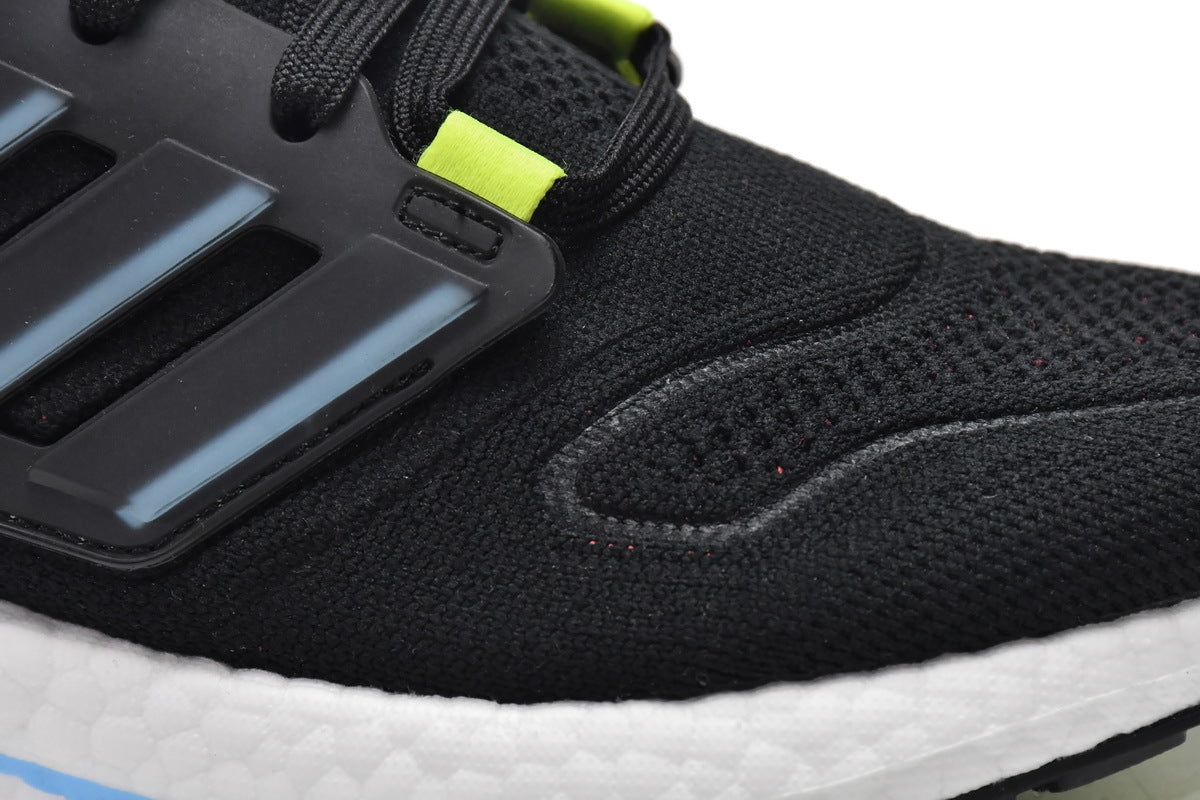 adidas UltraBoost 22 Running Shoes in Black Orange GY8681 - product image from the listing.