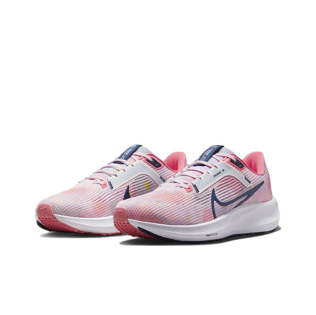 Nike Air Zoom Pegasus 40 Running Shoes in Pink White DV7890-600 - product image from the listing.