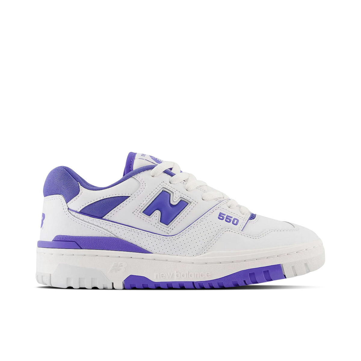 Women's NEW BALANCE 550 WHITE PURPLE - product image from the listing.