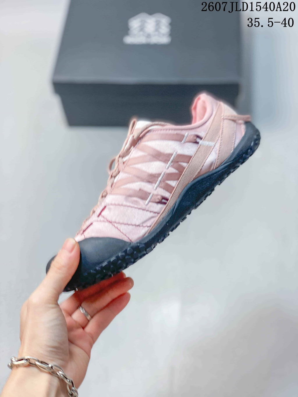 Women's KOLON SPORT ROAM VARY Pink Outdoor Sneakers - product image from the listing.