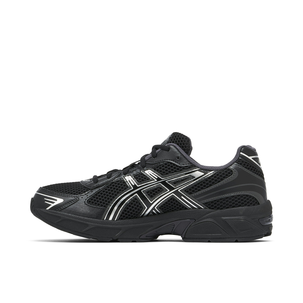 ASICS GEL-1130 in BLACK SILVER - product image from the listing.