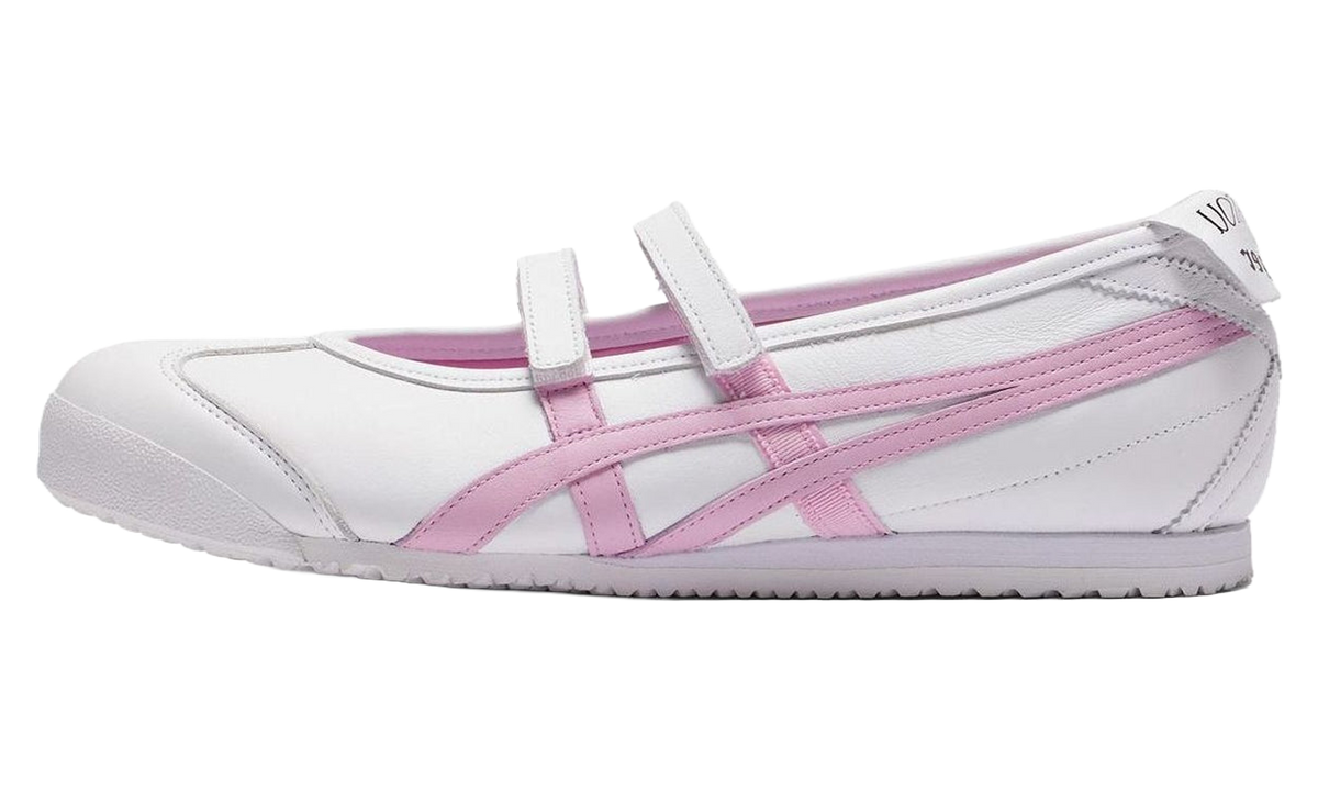 White Cotton Candy - Onitsuka Tiger Patou Mexico 66 Ballerina Flats - product image from the listing.