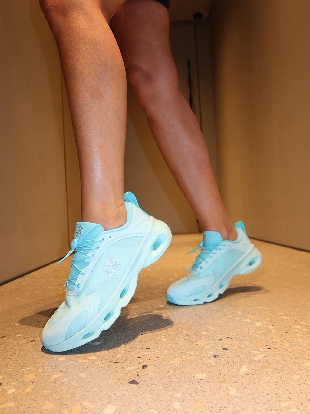 LOEWE x On Cloudsolo Turquoise Lifestyle Trainers - product image from the listing.