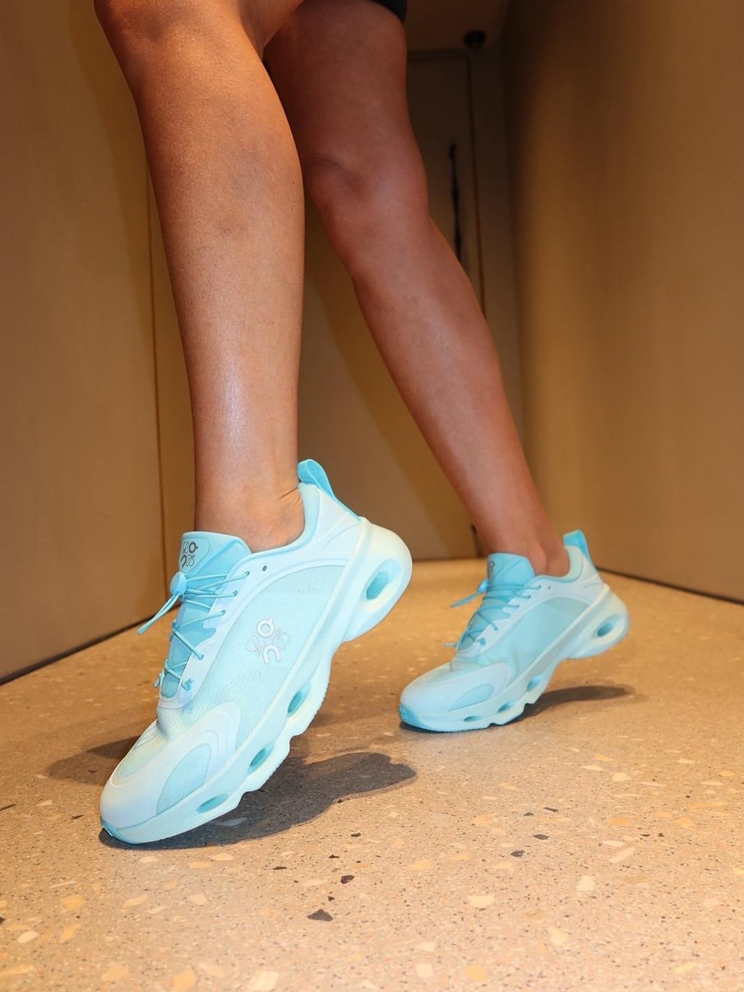 LOEWE x On Cloudsolo Turquoise Lifestyle Trainers - product image from the listing.