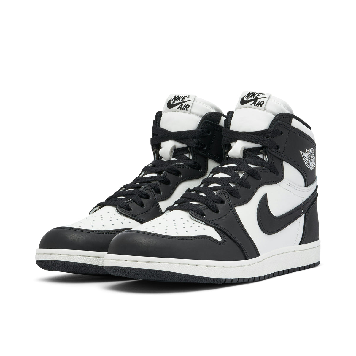 AIR JORDAN 1 HIGH RETRO 85 in BLACK WHITE - product image from the listing.