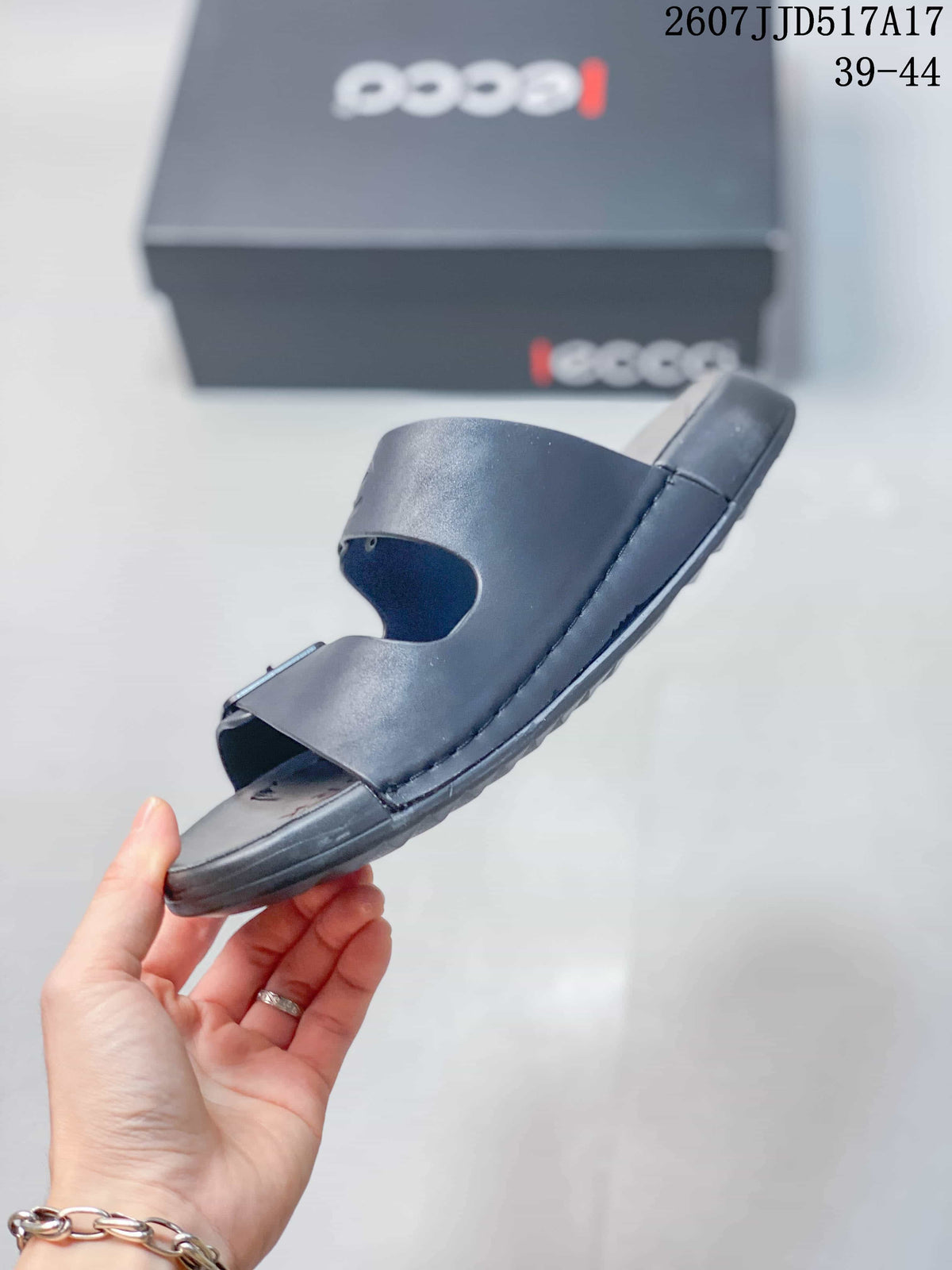 ECCO Two-Buckle Sandals in Dark Gray 2607JJD517A17 - product image from the listing.