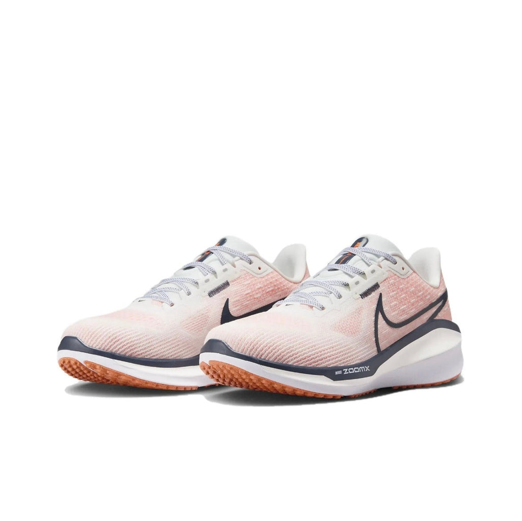 Nike Air Zoom Vomero 17 Running Shoes in White Orange FB1309-102 - product image from the listing.
