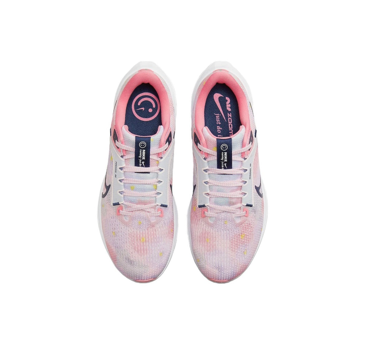 Nike Air Zoom Pegasus 40 Running Shoes in Pink White DV7890-600 - product image from the listing.