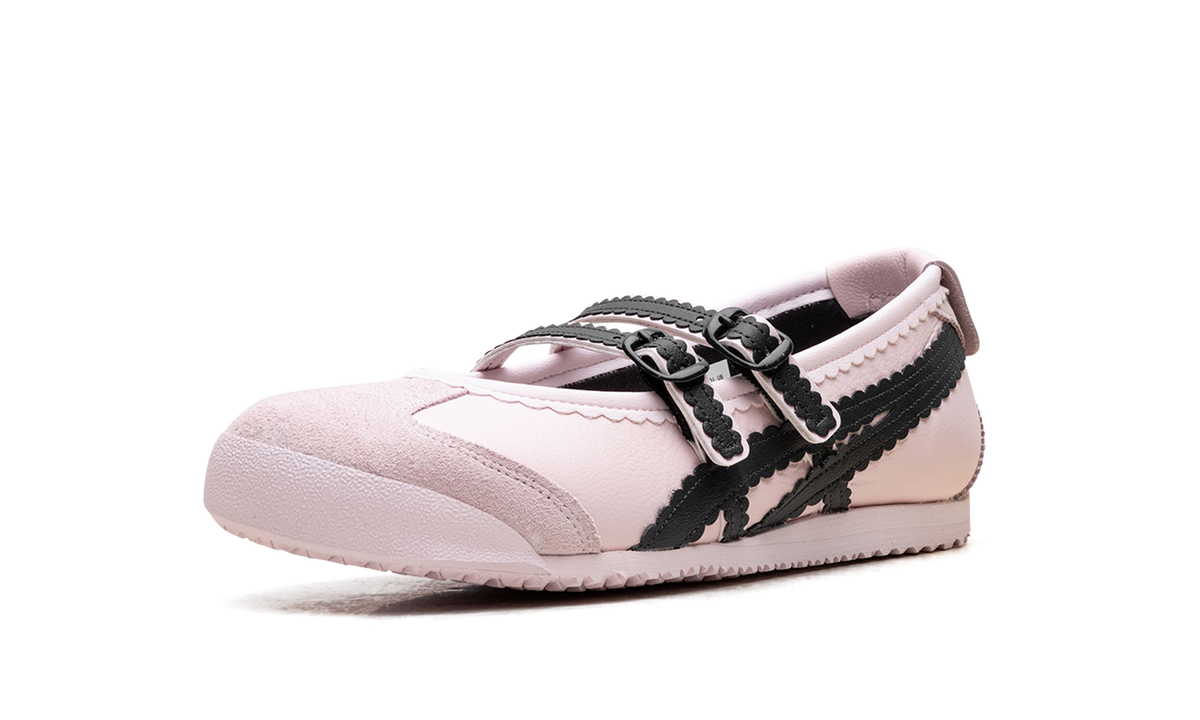 Women's Onitsuka Tiger Mexico 66 TGRS Ballet Flats - Crystal Pink Graphite Grey - product image from the listing.