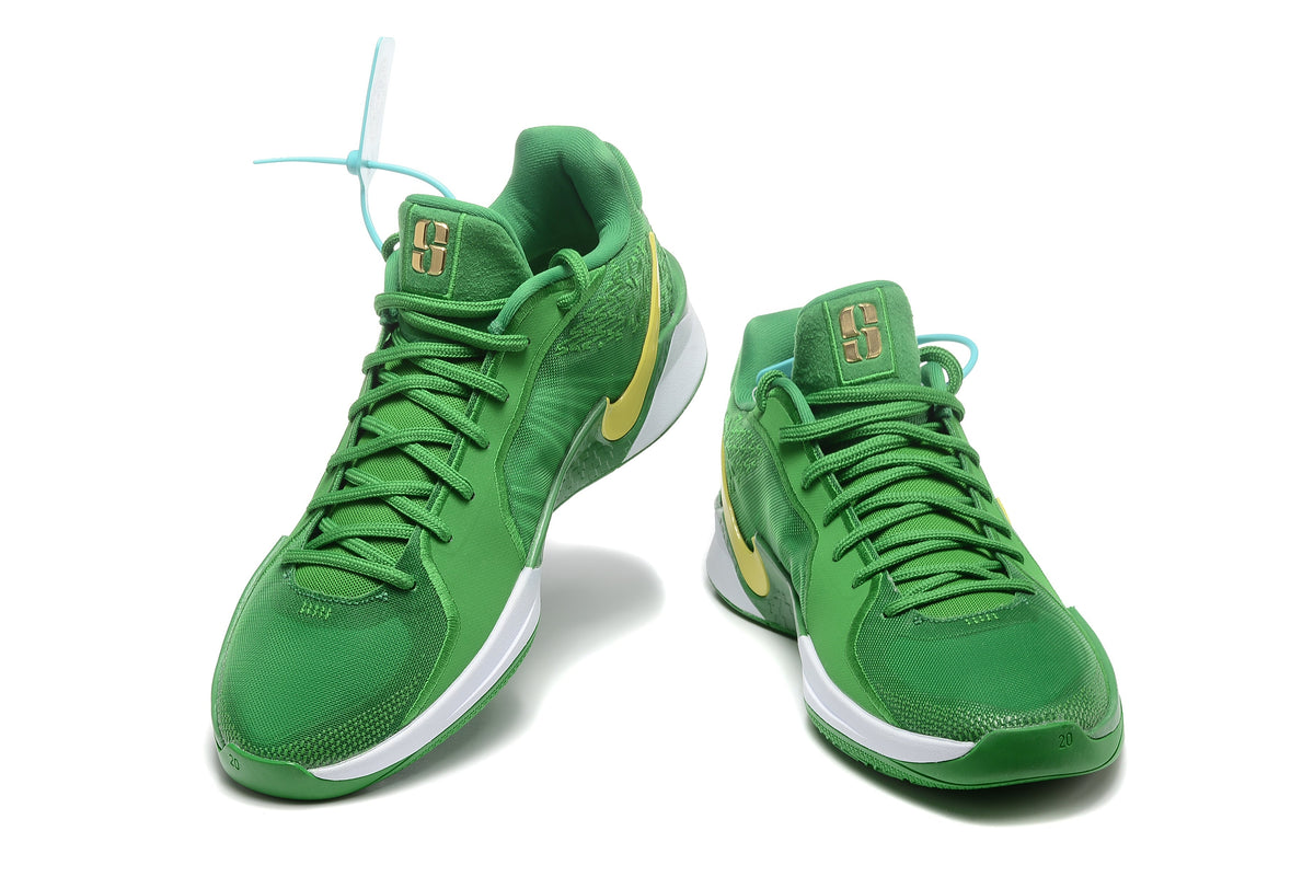 Nike Sabrina 2 Basketball Shoes in Green and Yellow - product image from the listing.