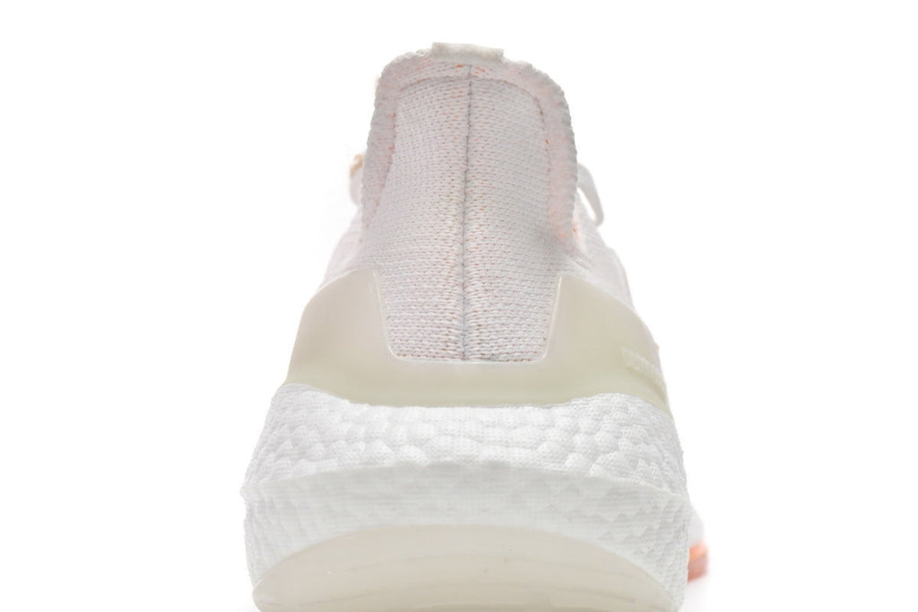adidas Ultra Boost 2022 Heat.RDY White Flash Running Shoes in Orange GZ0129 - product image from the listing.
