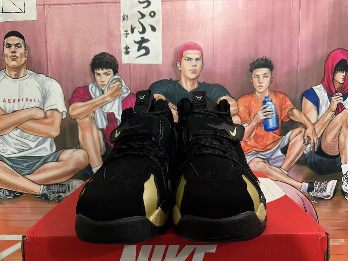 Nike Air Max 2 CB 94 Basketball Sneakers in Black Gold - product image from the listing.