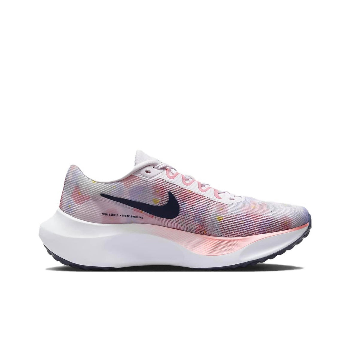 Nike Zoom Fly 5 Running Shoes in White Pink DV7894-600 - product image from the listing.