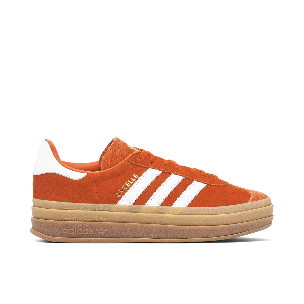 Women's Adidas Gazelle Bold Collegiate Orange Gum - product image from the listing.