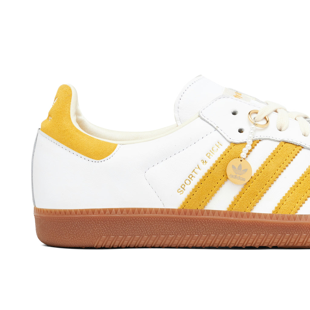 ADIDAS SAMBA X SPORTY & RICH in WHITE GOLD - product image from the listing.