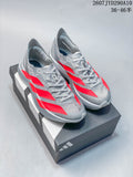 Adidas Adizero Adios Pro Evo 2 Shoes for Running Gray/Red - product image from the listing.
