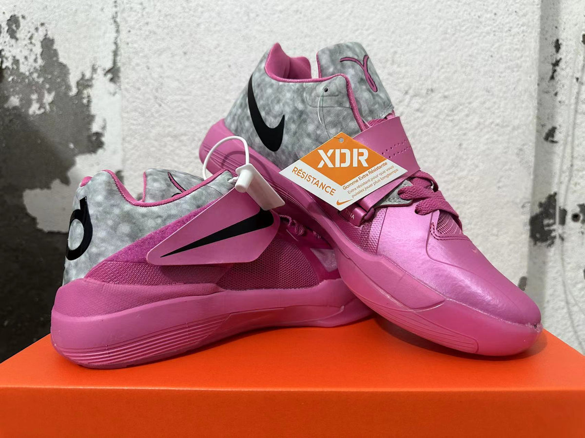 Nike KD 6 Breast Cancer Basketball Shoes in Pink - product image from the listing.