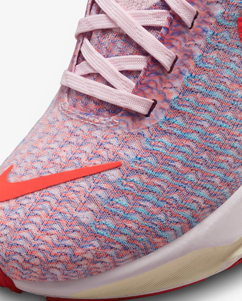 Women's Nike ZoomX Invincible Run Flyknit 3 Road Running Shoes Pink - product image from the listing.