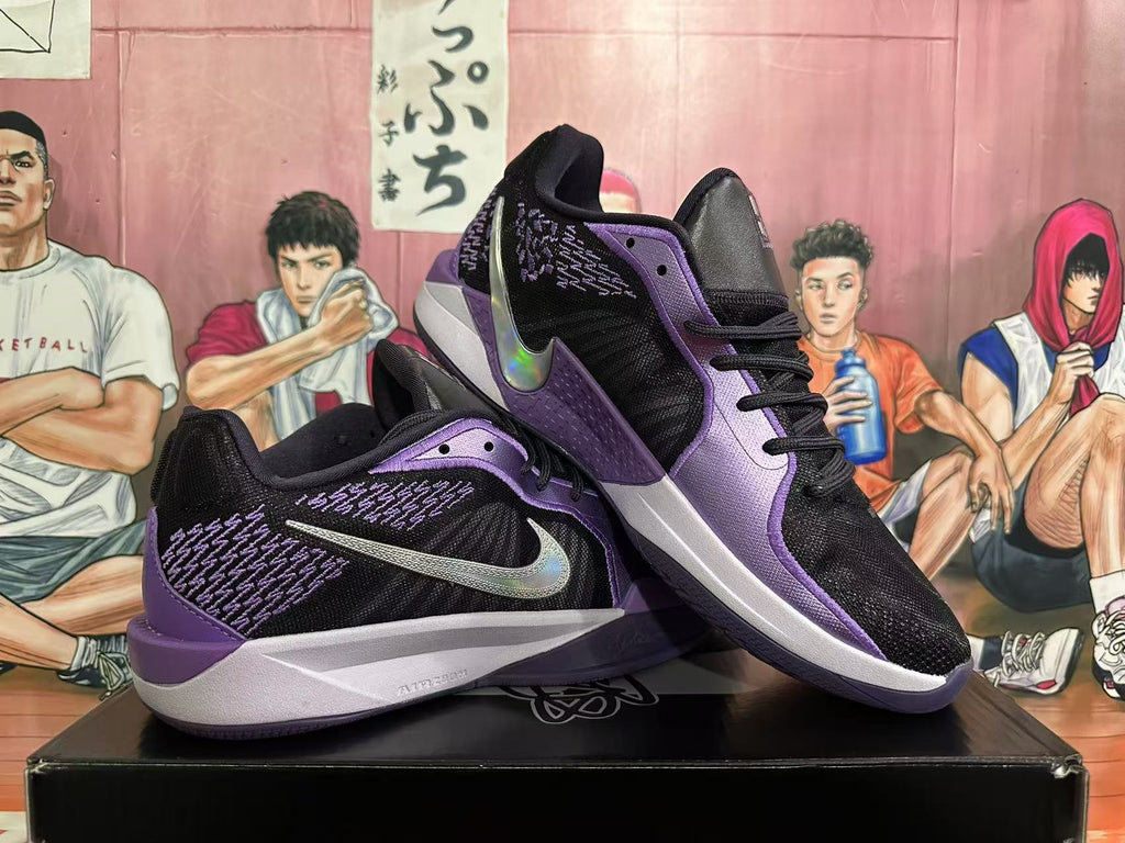 Nike Sabrina 2 Basketball Shoes in Black and Purple - product image from the listing.
