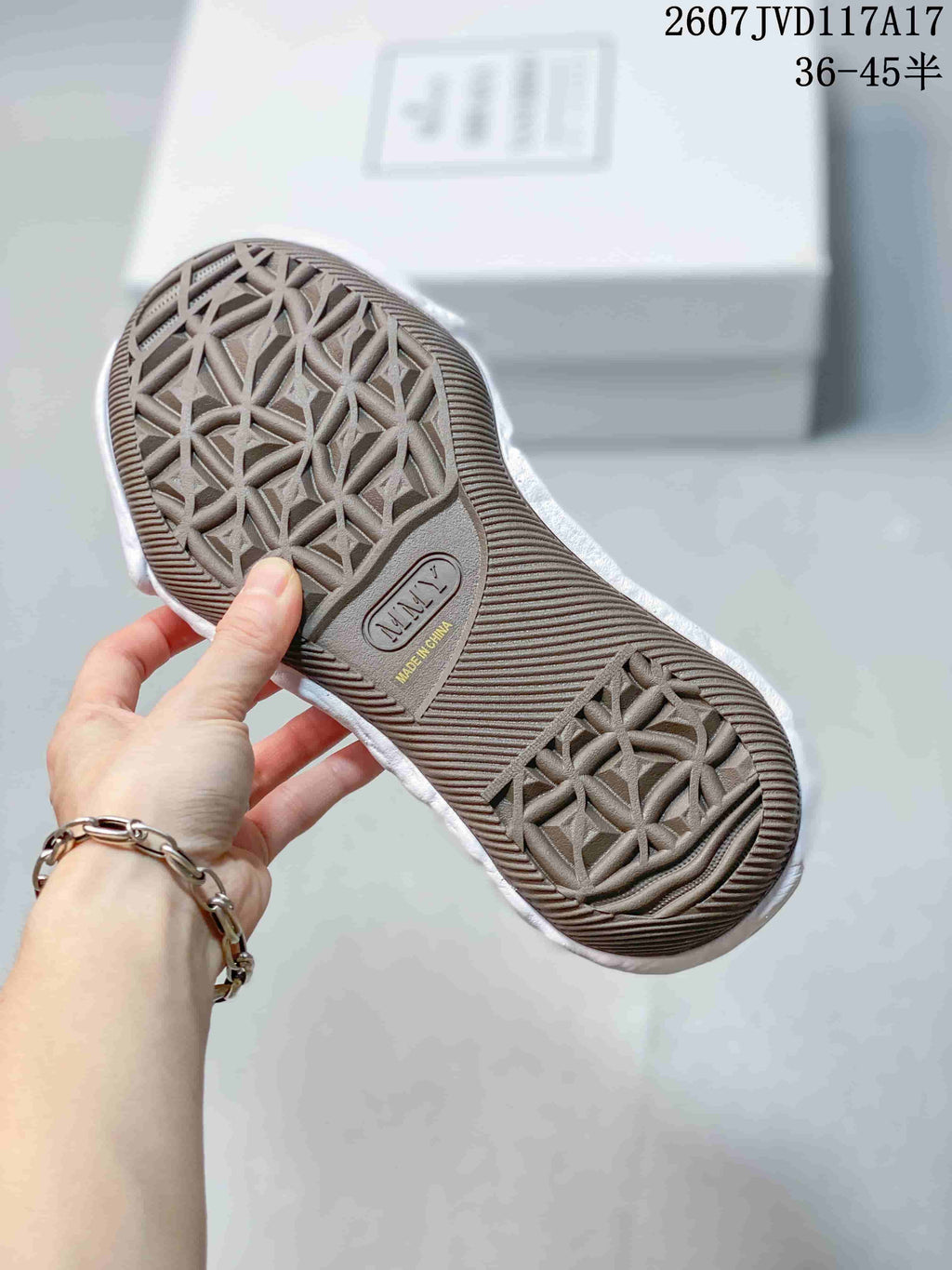 Maison Mihara Yasuhiro Original Sole Low Sneakers in Black White - product image from the listing.