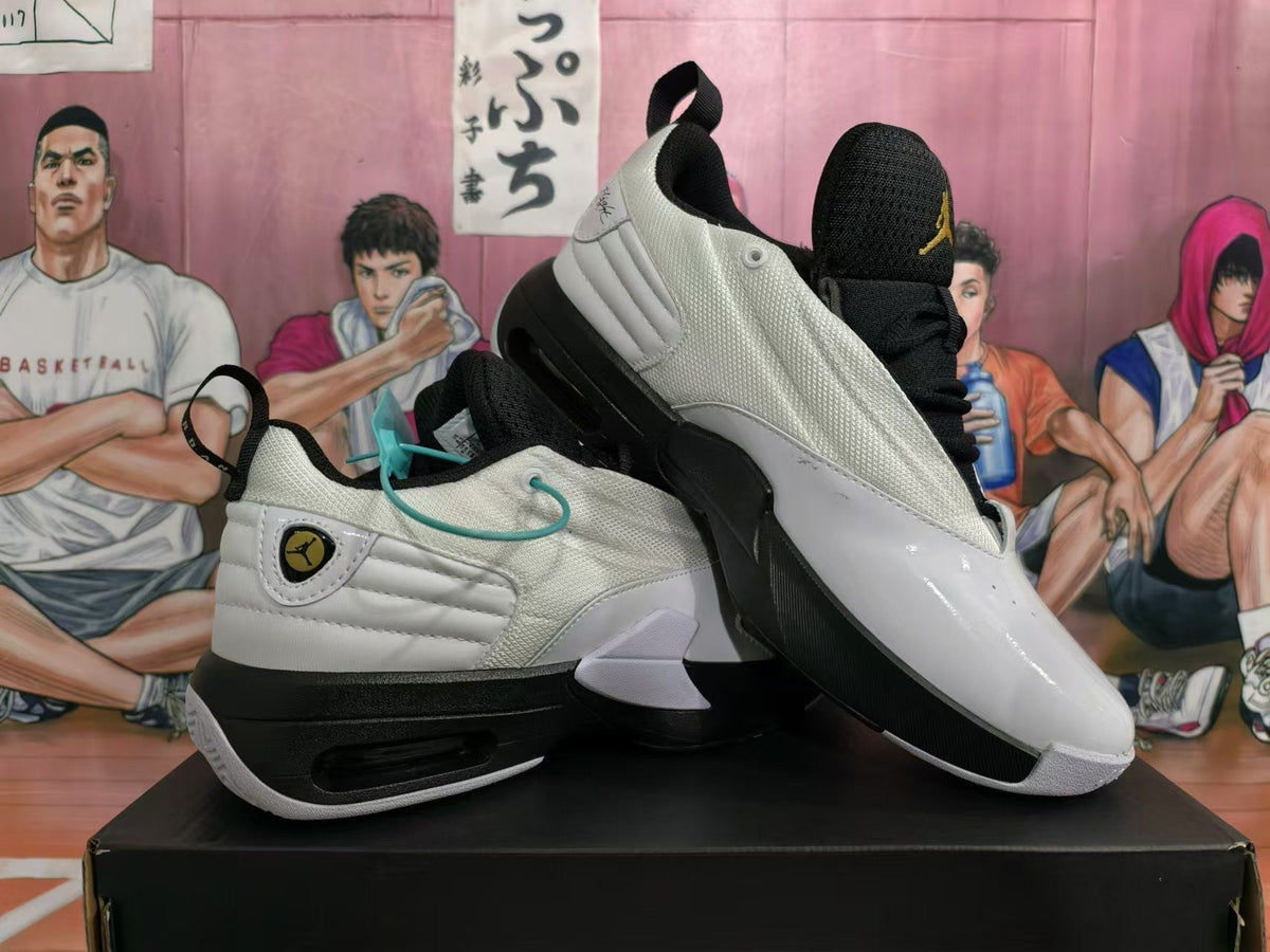 Jordan Basketball Sneakers in White and Black - product image from the listing.