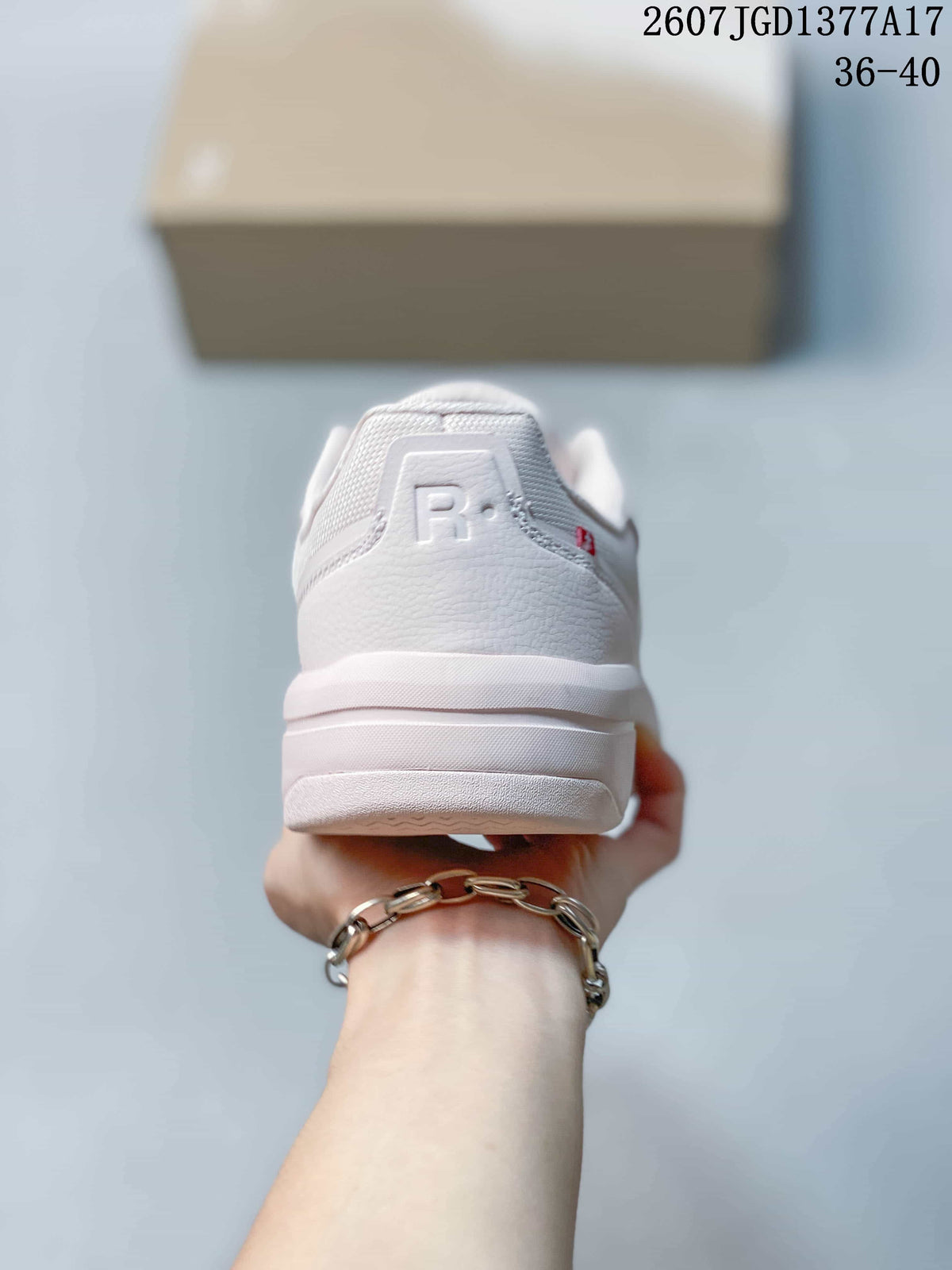 On THE Roger Clubhouse Trainers White/Pink 2607 JGD1377A17 - product image from the listing.