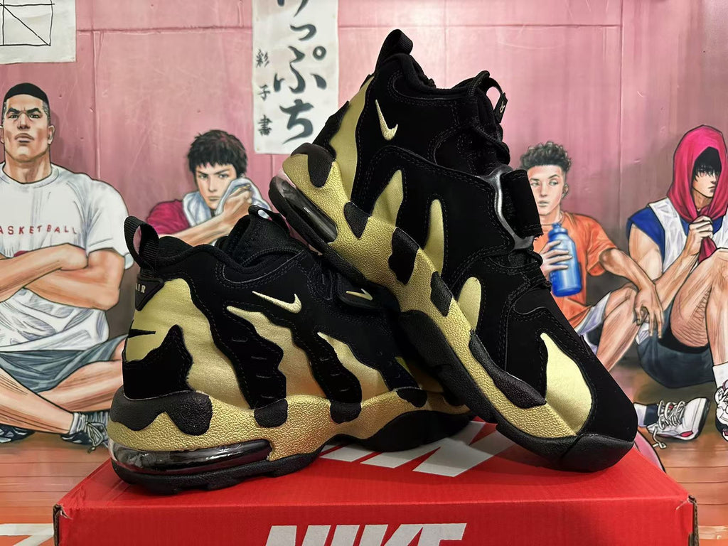 Nike Air Max 2 CB 94 Basketball Sneakers in Black Gold - product image from the listing.