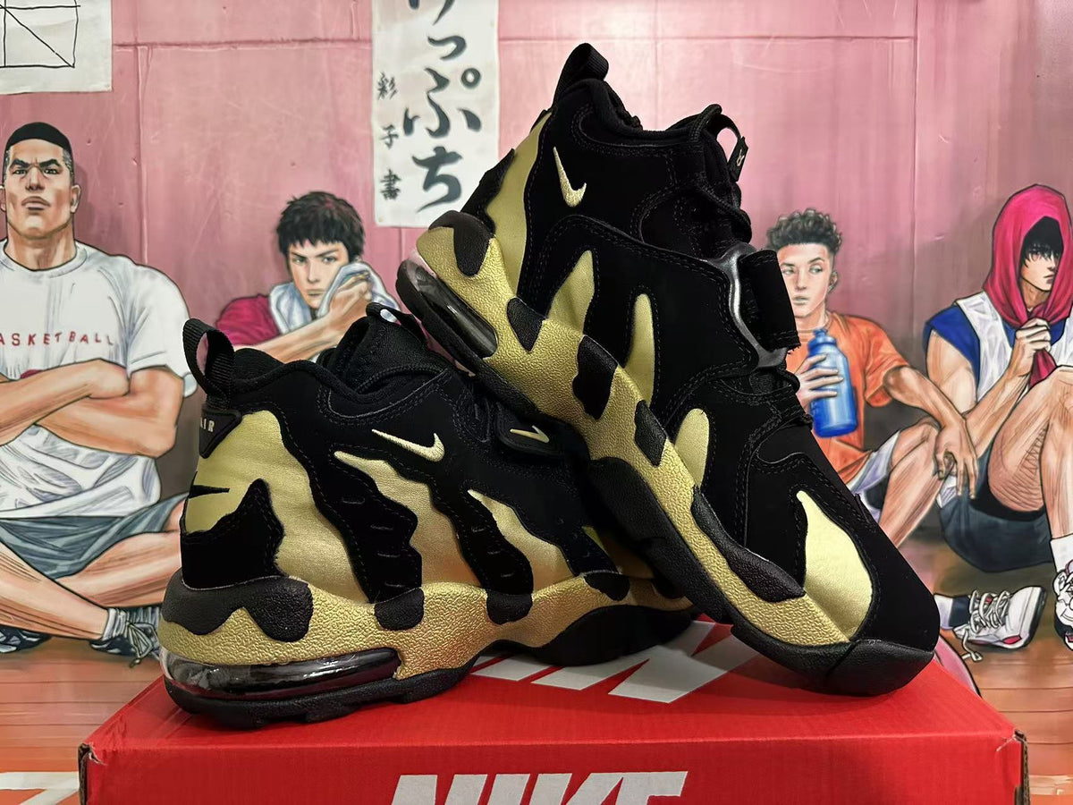 Nike Air Max 2 CB 94 Basketball Sneakers in Black Gold - product image from the listing.
