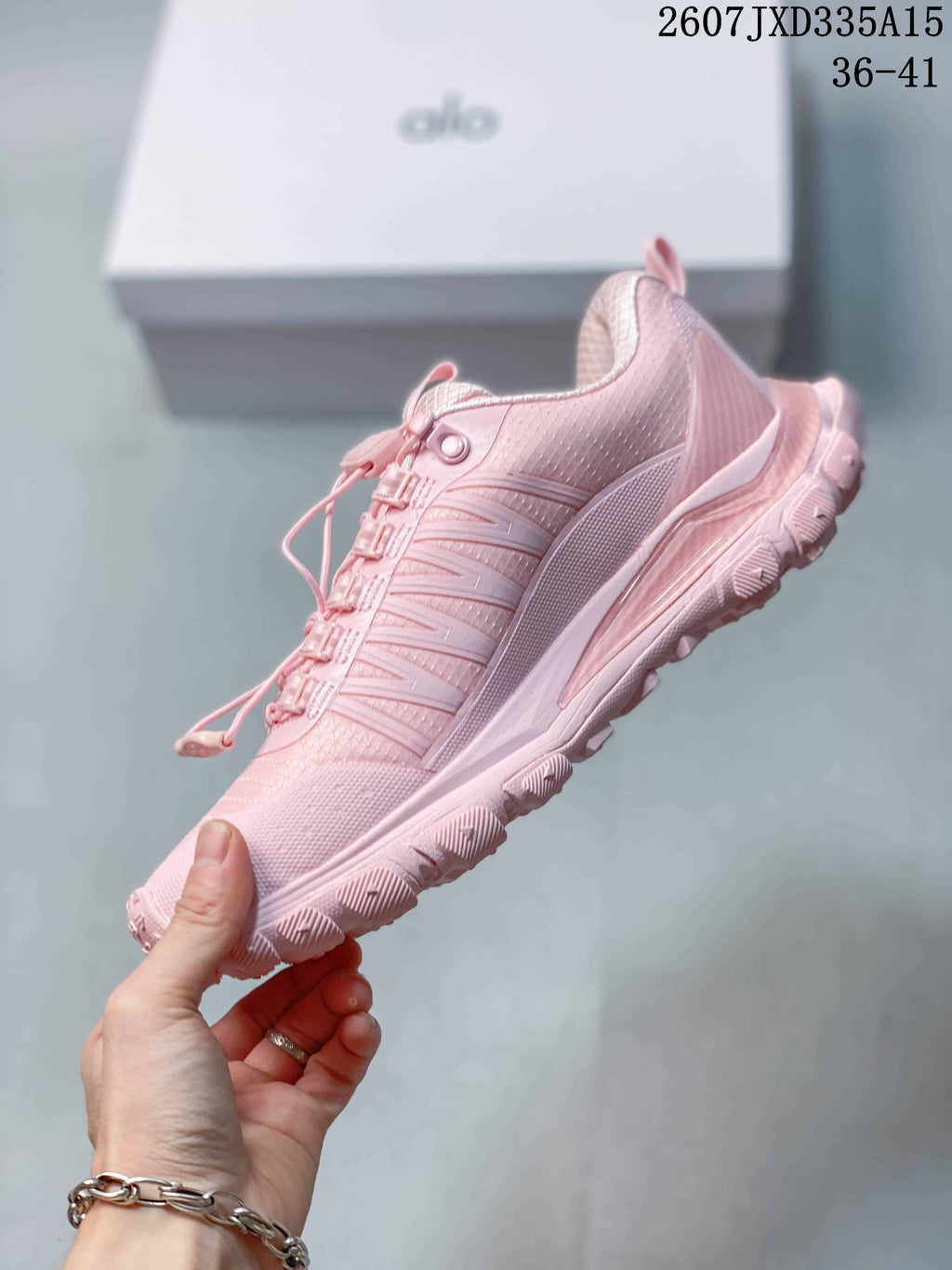 Alo Yoga Alo Runner Trail Sneakers in Pink 2607JXD335A15 - product image from the listing.