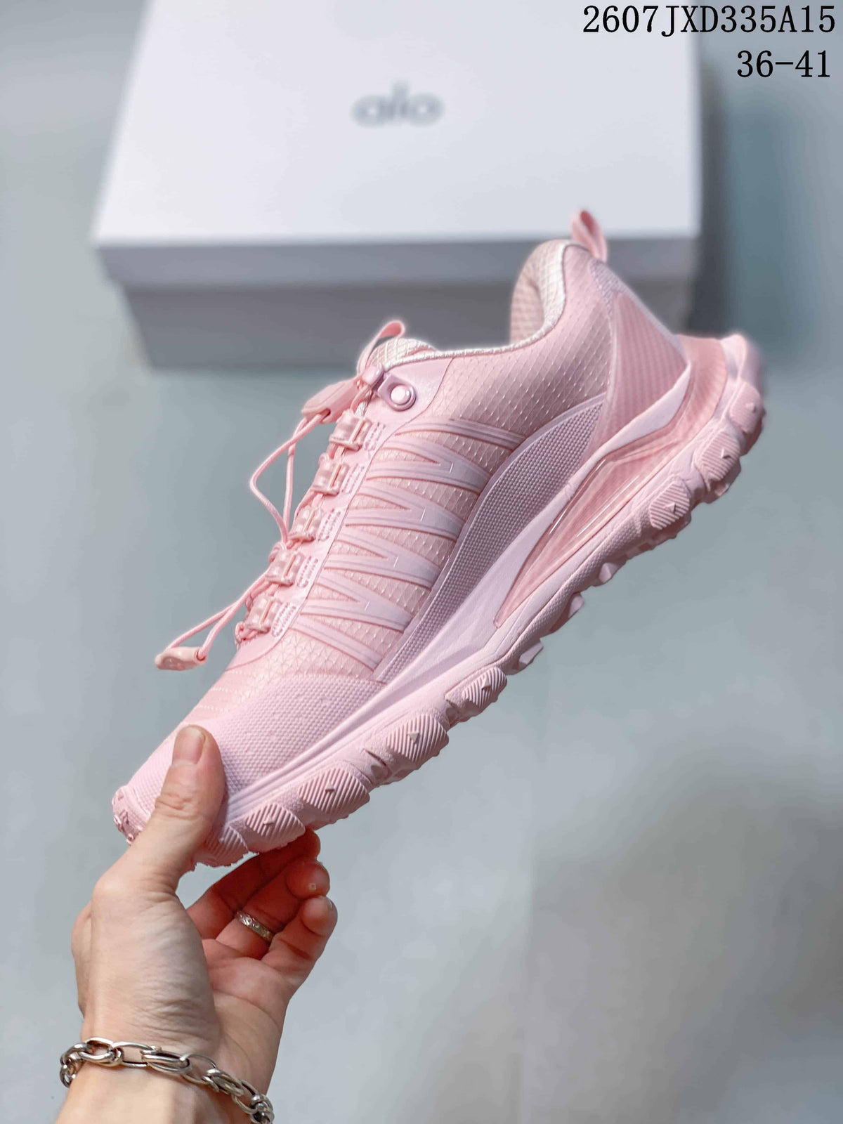 Alo Yoga Alo Runner Trail Sneakers in Pink 2607JXD335A15 - product image from the listing.