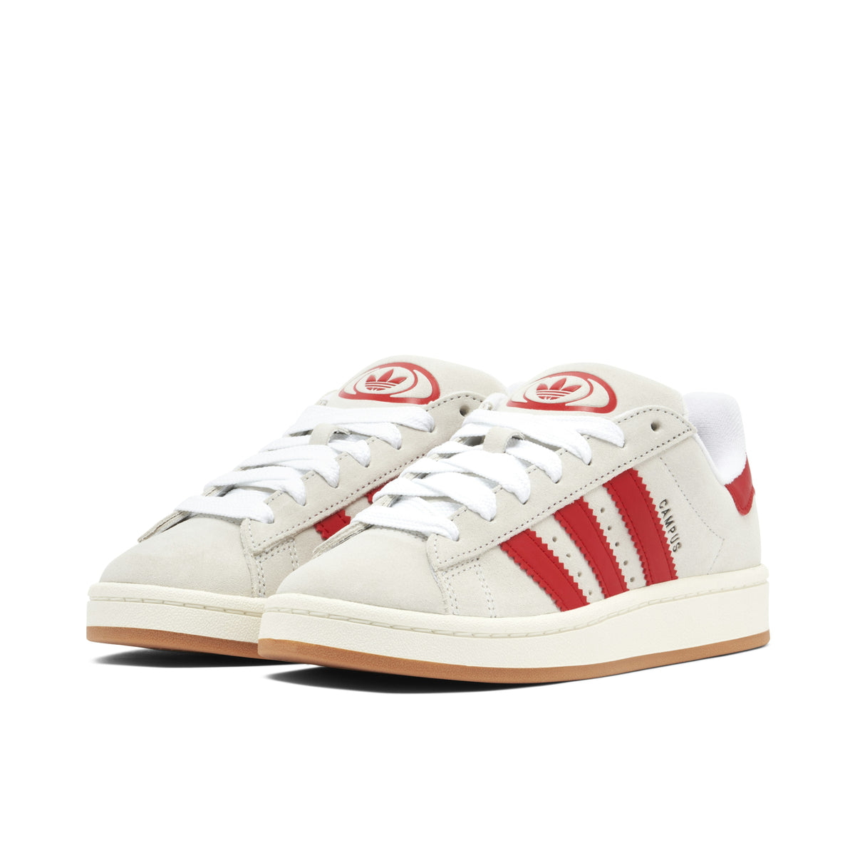 Women's ADIDAS CAMPUS 00S CRYSTAL WHITE SCARLET - product image from the listing.