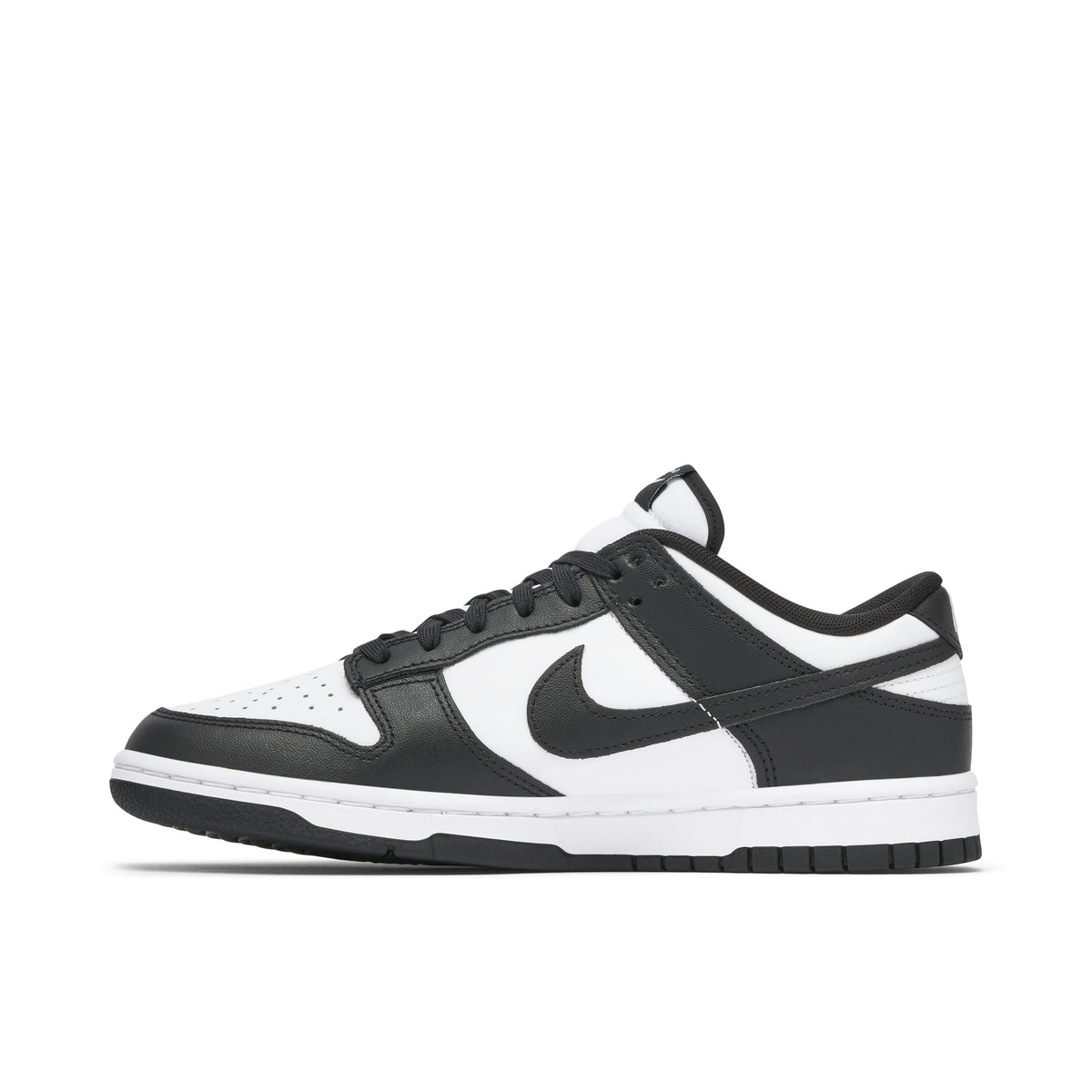 NIKE DUNK LOW RETRO in BLACK WHITE - product image from the listing.