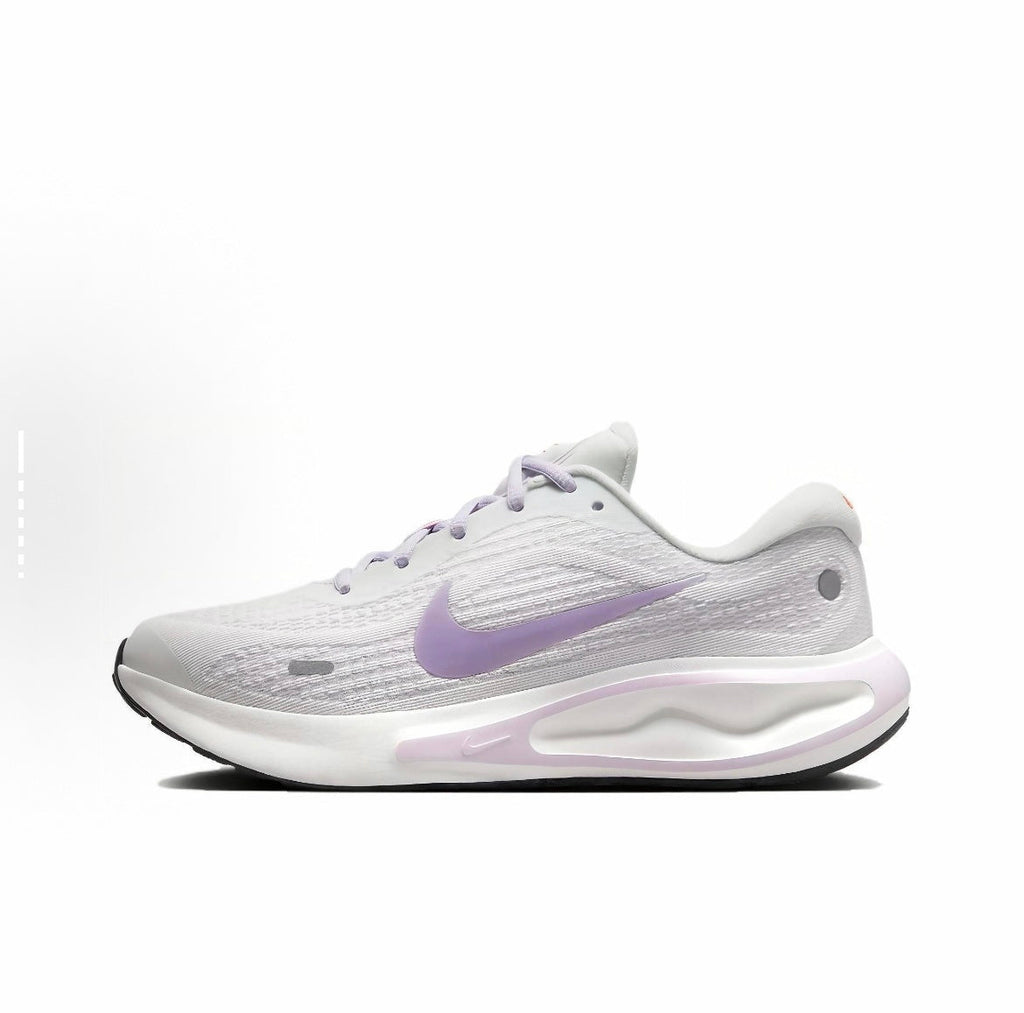 Nike Journey Run Road Running Shoes in White Purple FJ7765-100 - product image from the listing.