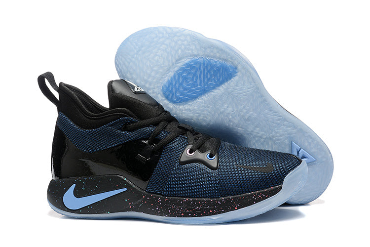 Nike PG 2 Basketball Shoes in White and Blue - product image from the listing.