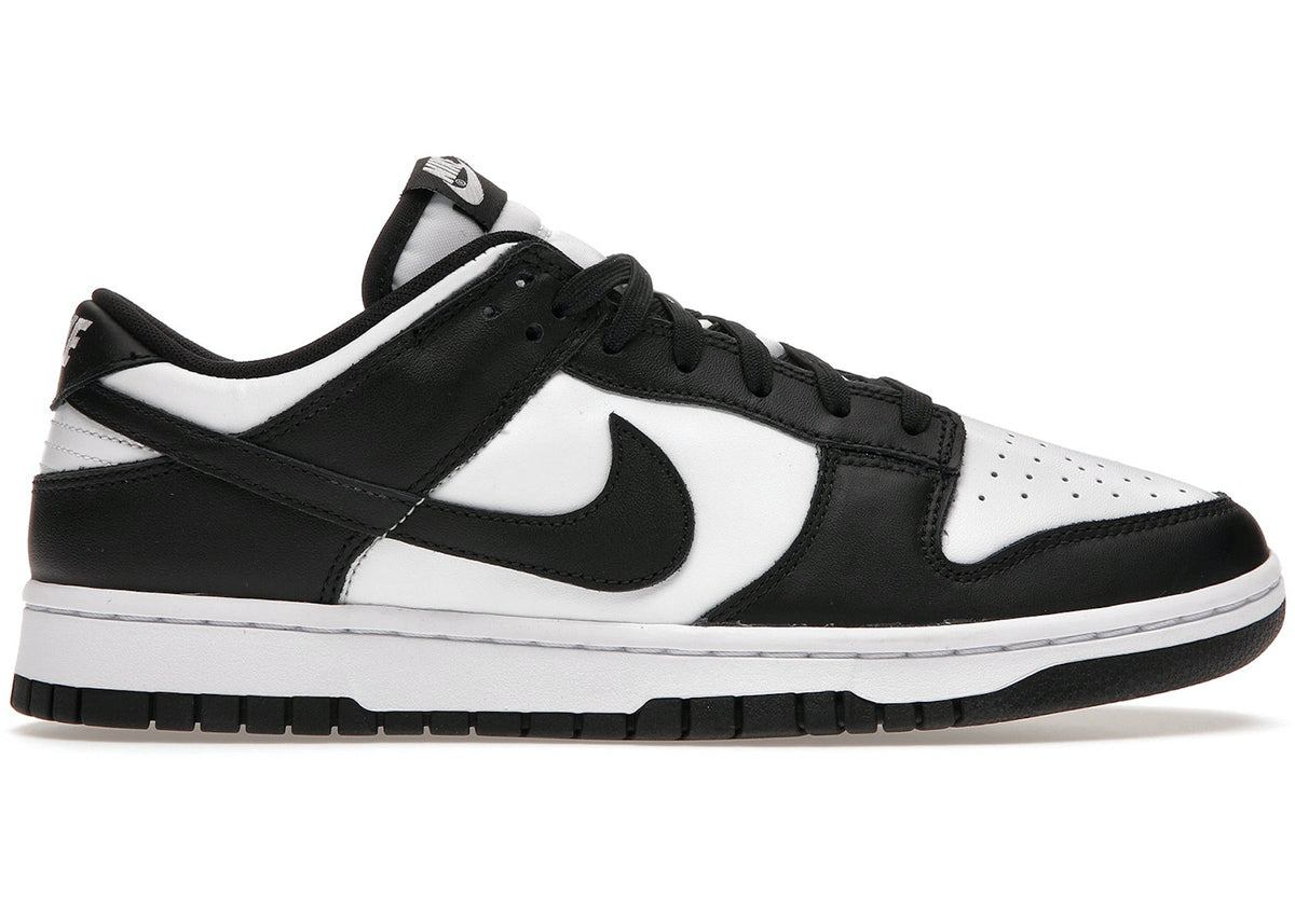 Dunk Low Retro White Black Panda Trainers - product image from the listing.