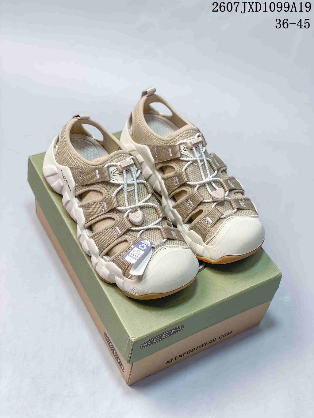 Astoria West Beige Outdoor Sandals 2607 JXD1099A19 by Keen - product image from the listing.