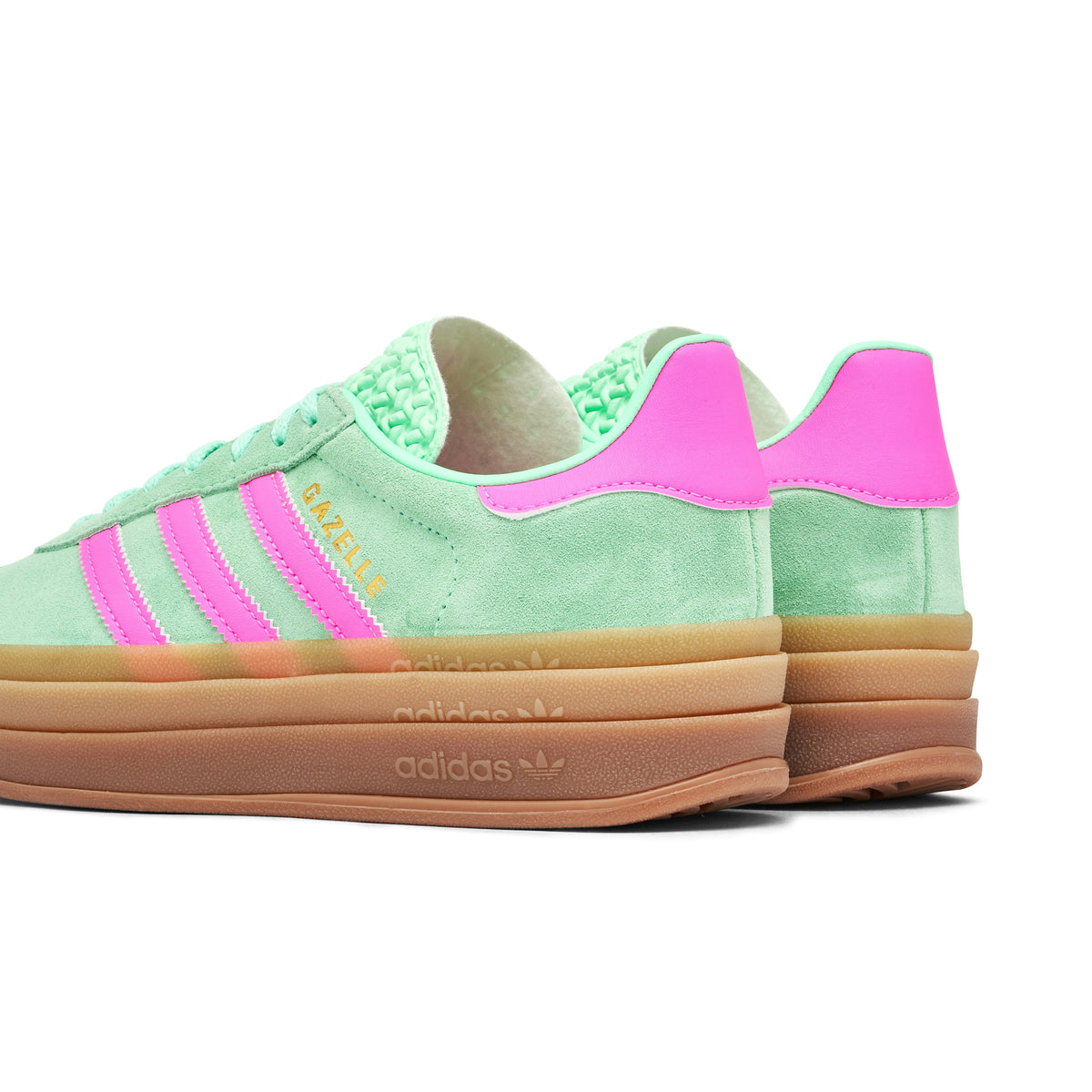 Women's Adidas Originals Gazelle Bold Green - product image from the listing.