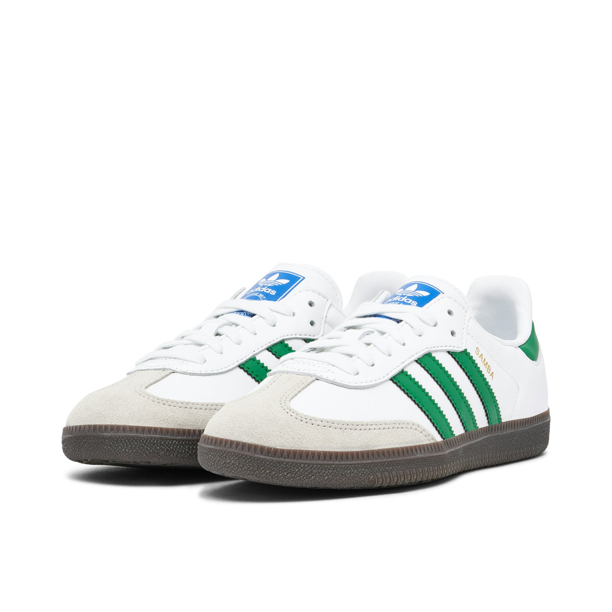 Adidas Samba OG in White Green - product image from the listing.
