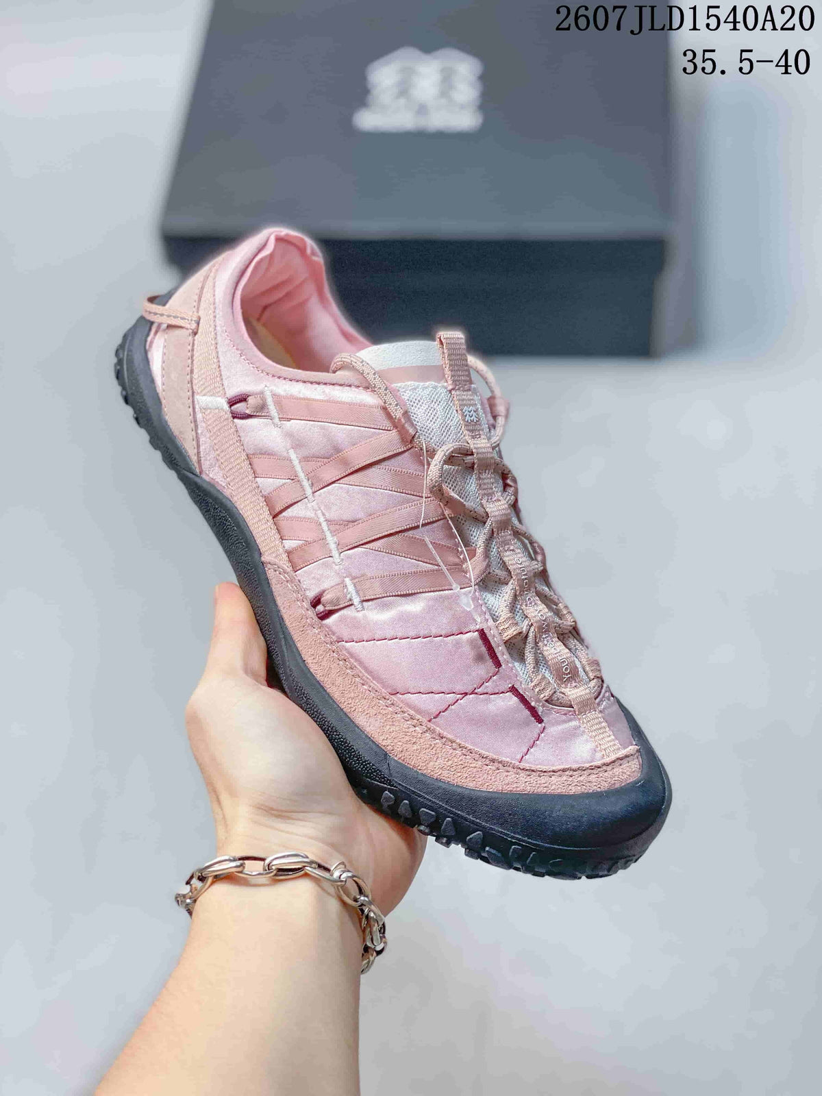 Women's KOLON SPORT ROAM VARY Pink Outdoor Sneakers - product image from the listing.