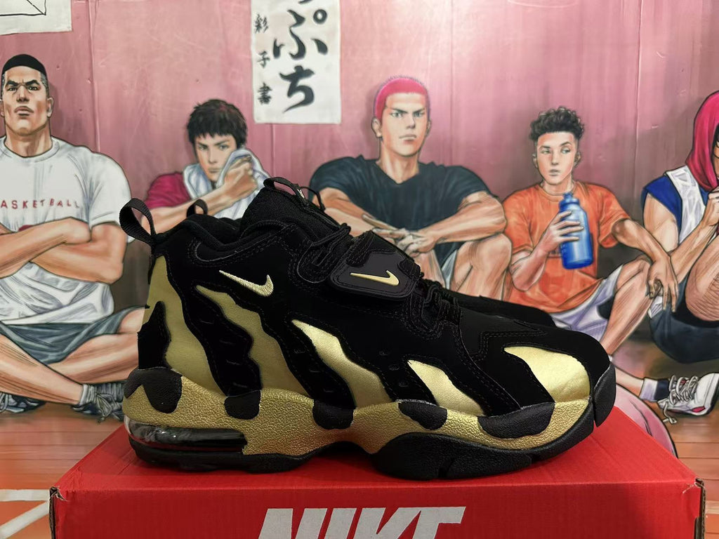 Nike Air Max 2 CB 94 Basketball Sneakers in Black Gold - product image from the listing.
