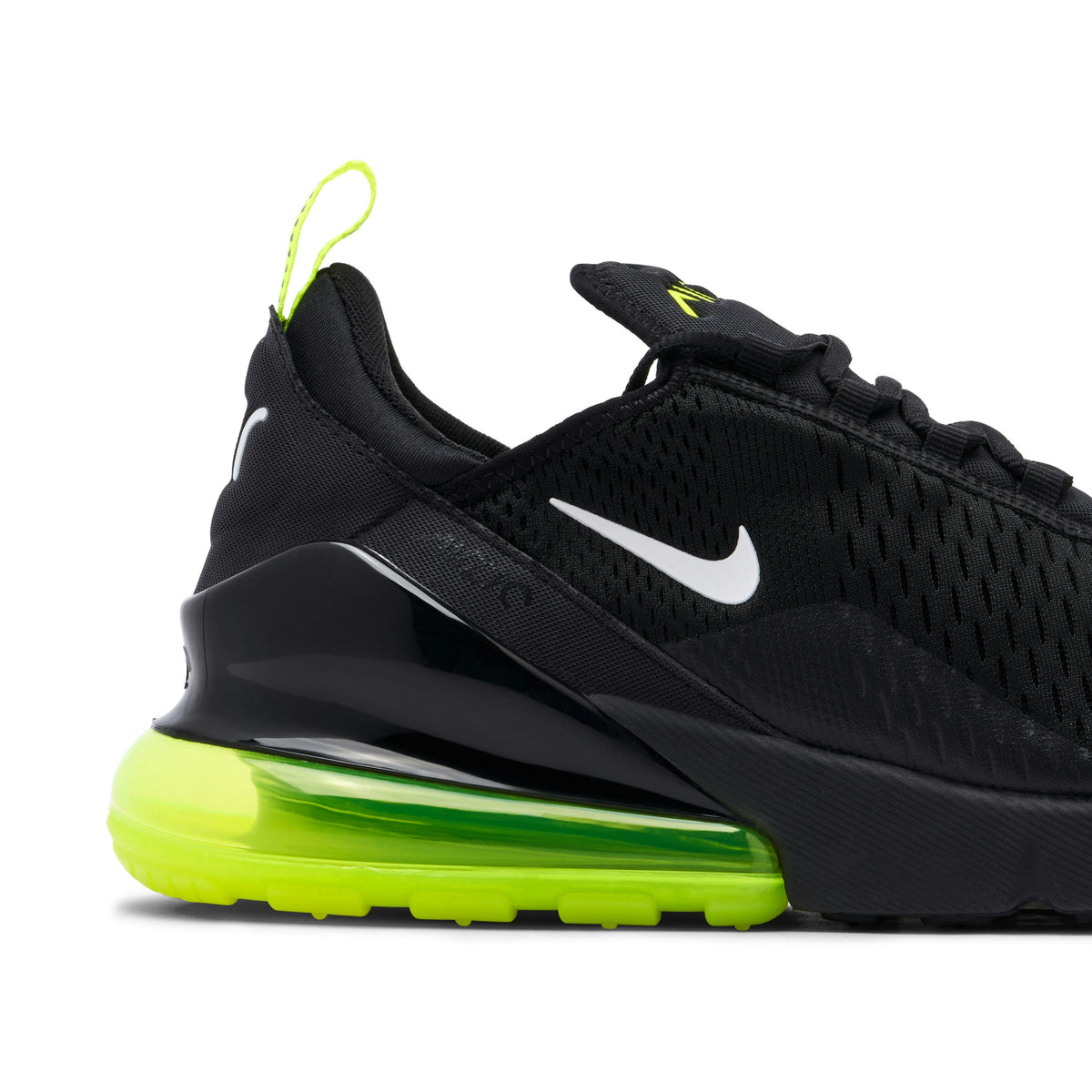 BLACK NEON - NIKE AIR MAX 270 - product image from the listing.